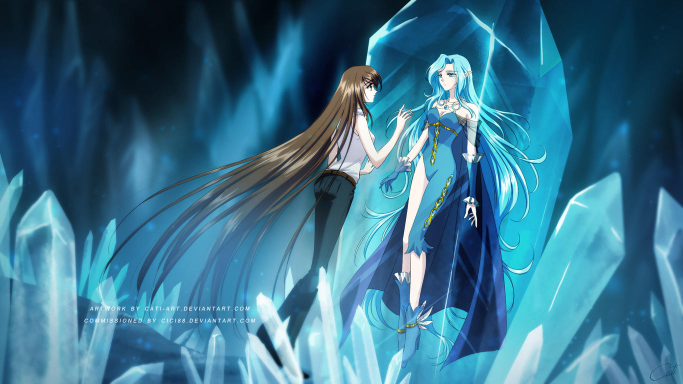 Commission - Mahel and Velleda by Cati-Art