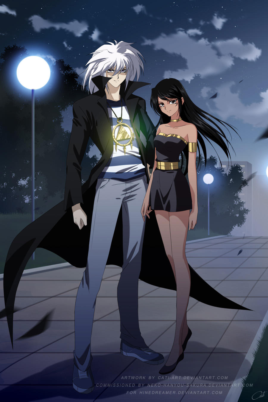 Commission - Bakura and Mirage by Cati-Art