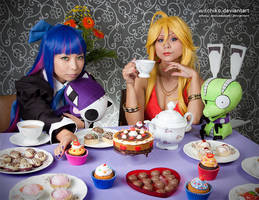 Stocking sweet table:::: by Witchiko