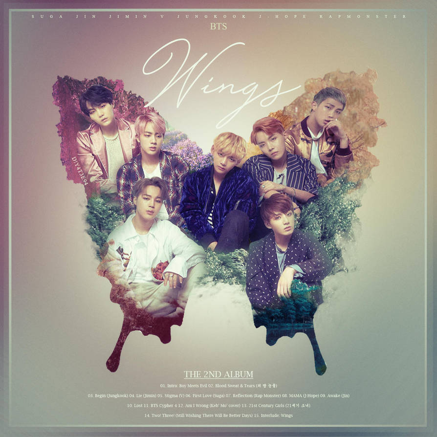  BTS  The 2nd Album Wings  by DiYeah9Tee4 on DeviantArt