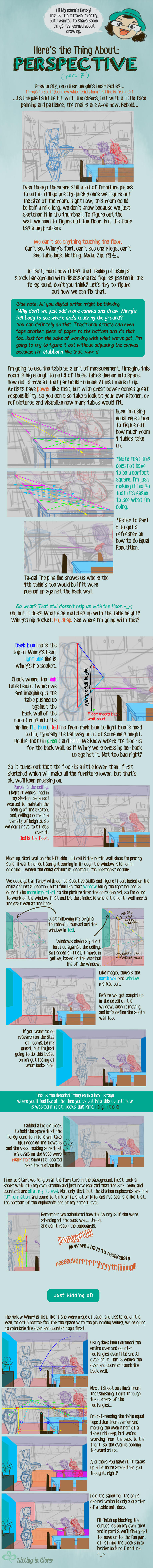 07 Here's the Thing About 1 Point Perspective by betsyillustration