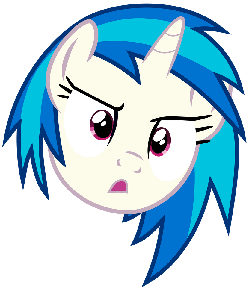 Vinyl Scratch - WTF? by namelesshero2222