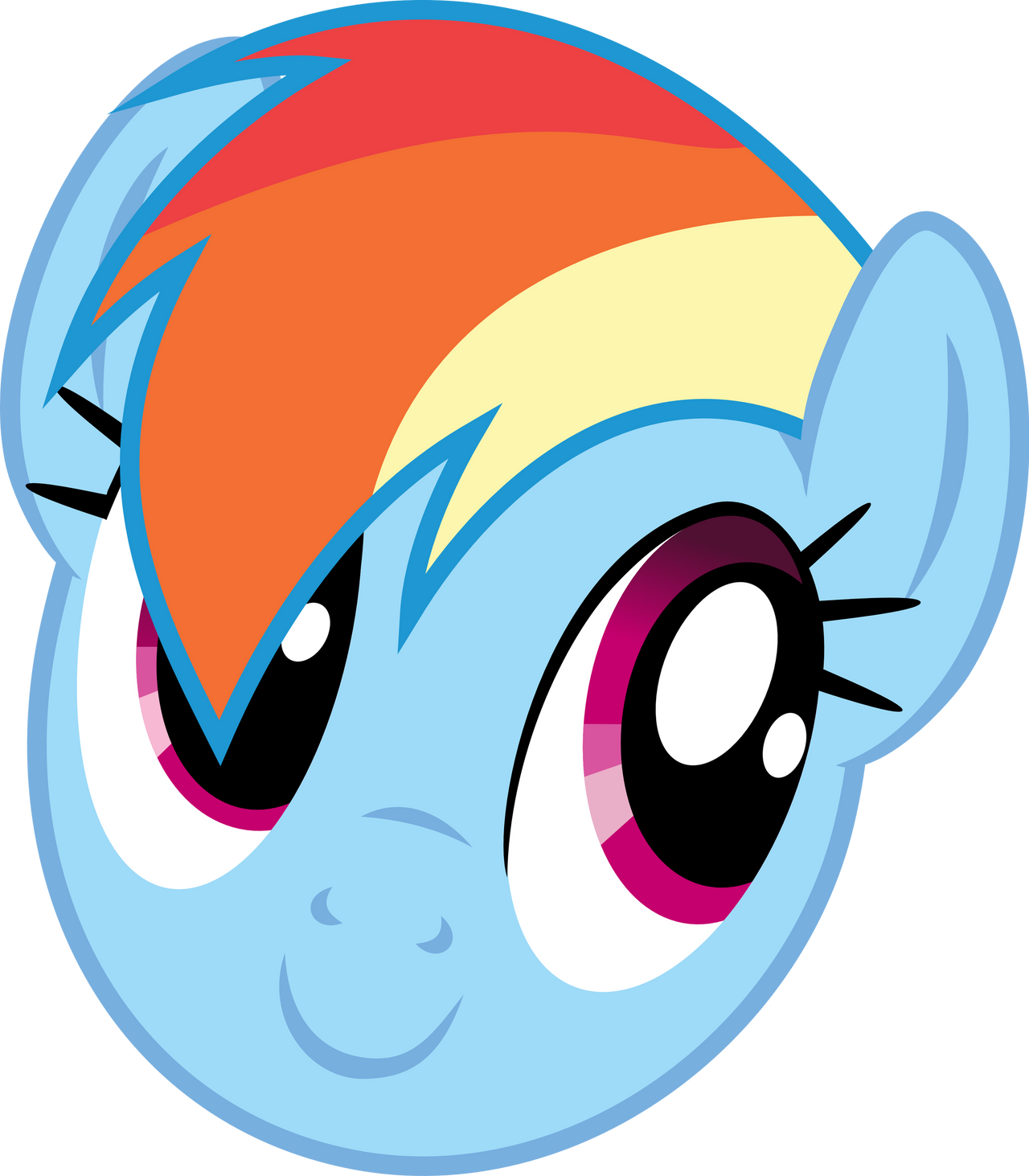 Rainbow Dash - Enjoying the sunny weather? by namelesshero2222