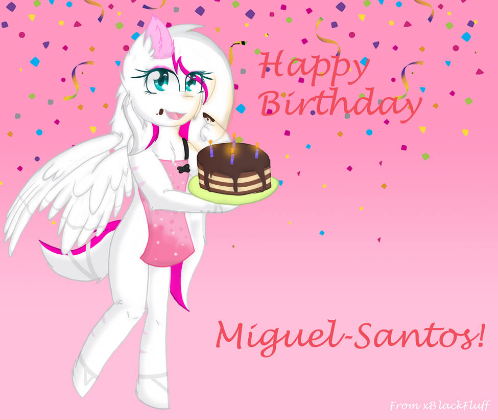 Happy Birthday Miguel! by xBlackFluff
