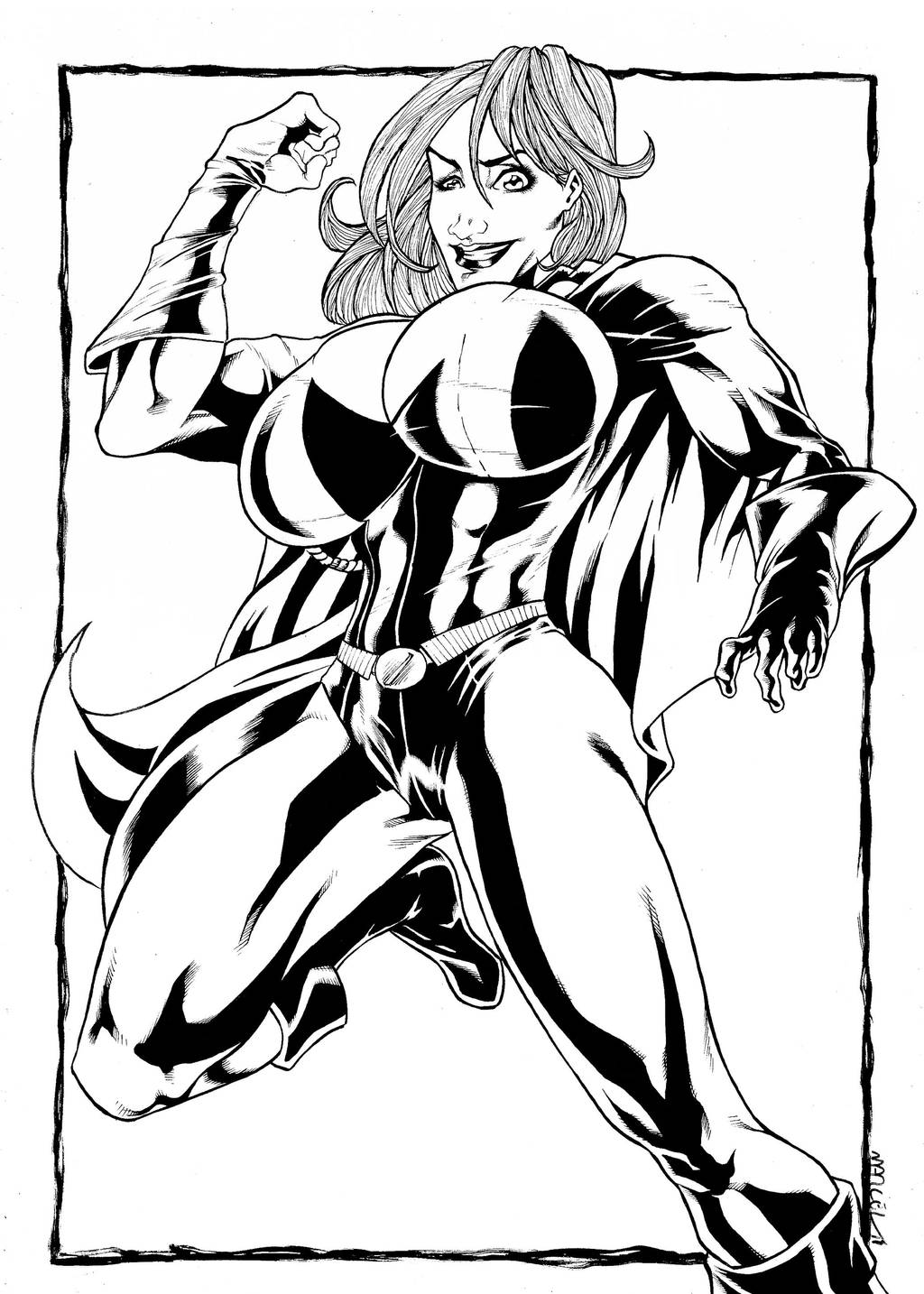 Power Girl by MarcelTheSouza