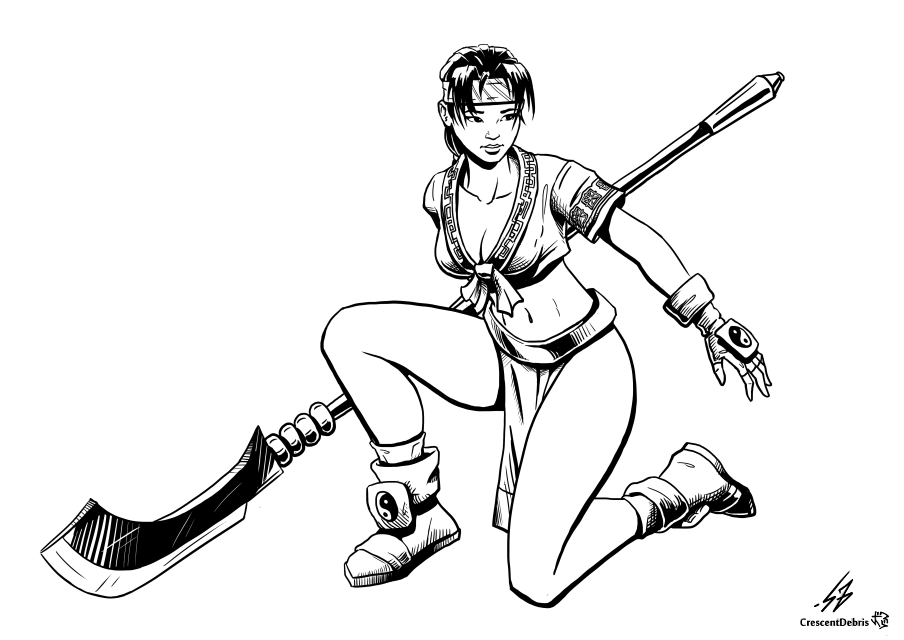 SoulBlade - SEUNG MINA (1P) by CrescentDebris