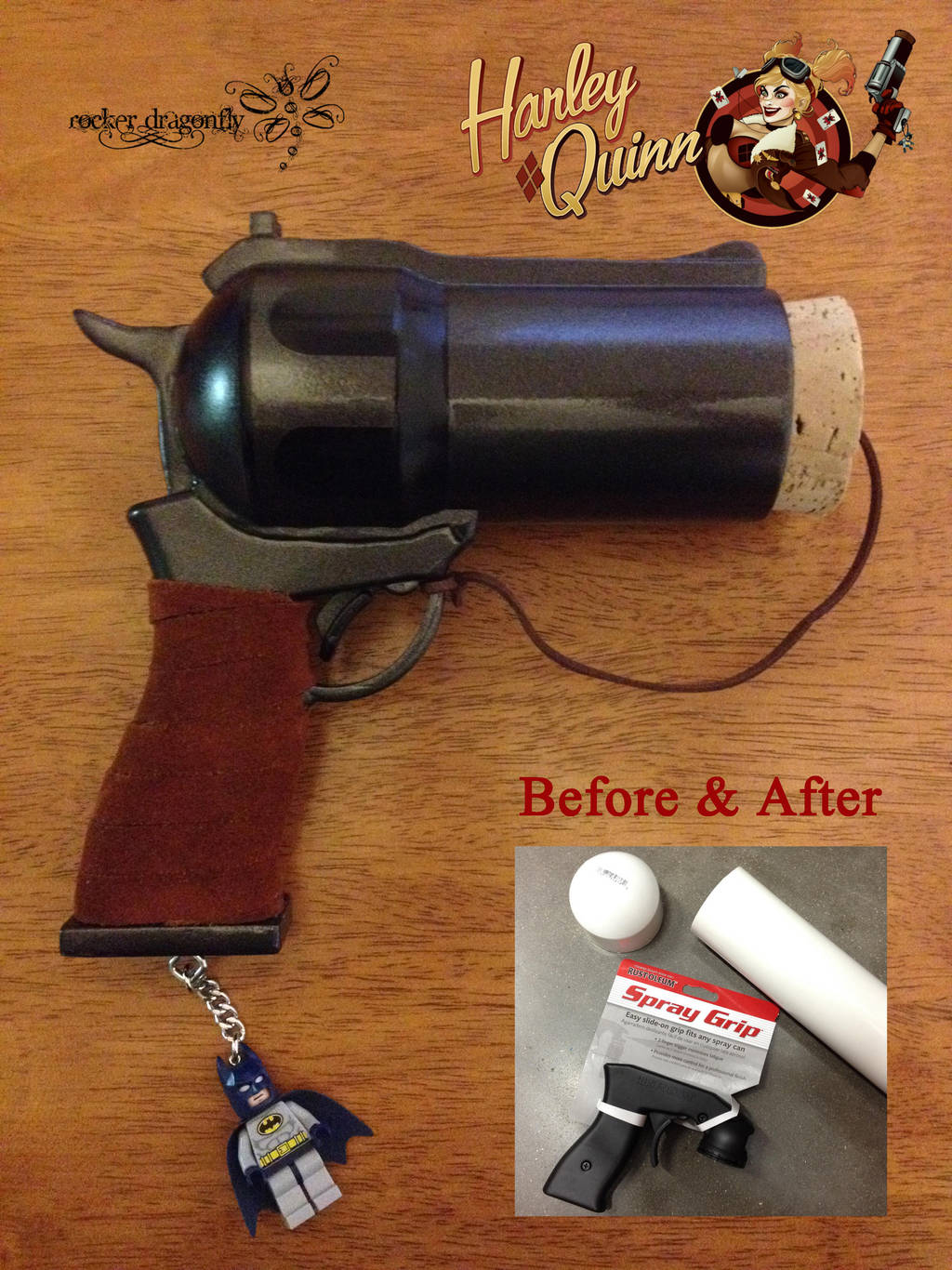 Harley Quinn Cork Gun by RockerDragonfly