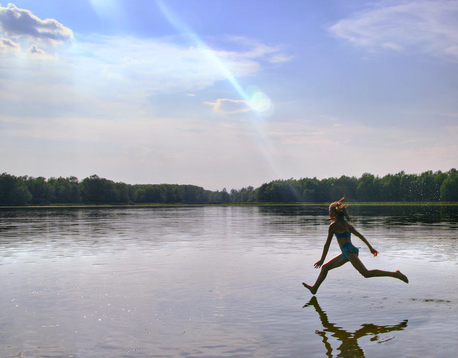 Water walk by Chris-Lamprianidis