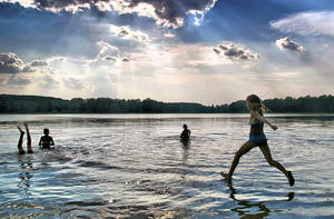 Water walk II by Chris-Lamprianidis