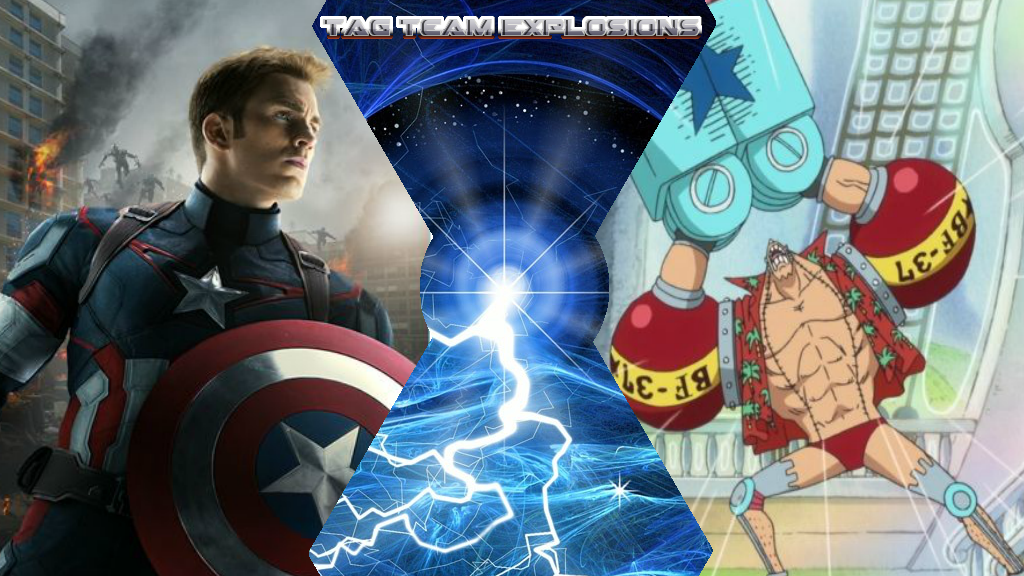 Captain America And Franky by lightyearpig Captain America And Franky by lightyearpig