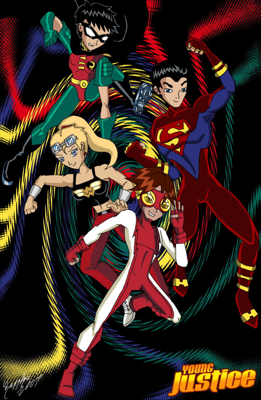 TT - Young Justice - Color by UltimeciaFFB