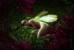 Sleeping fairy by IgnisFatuusII