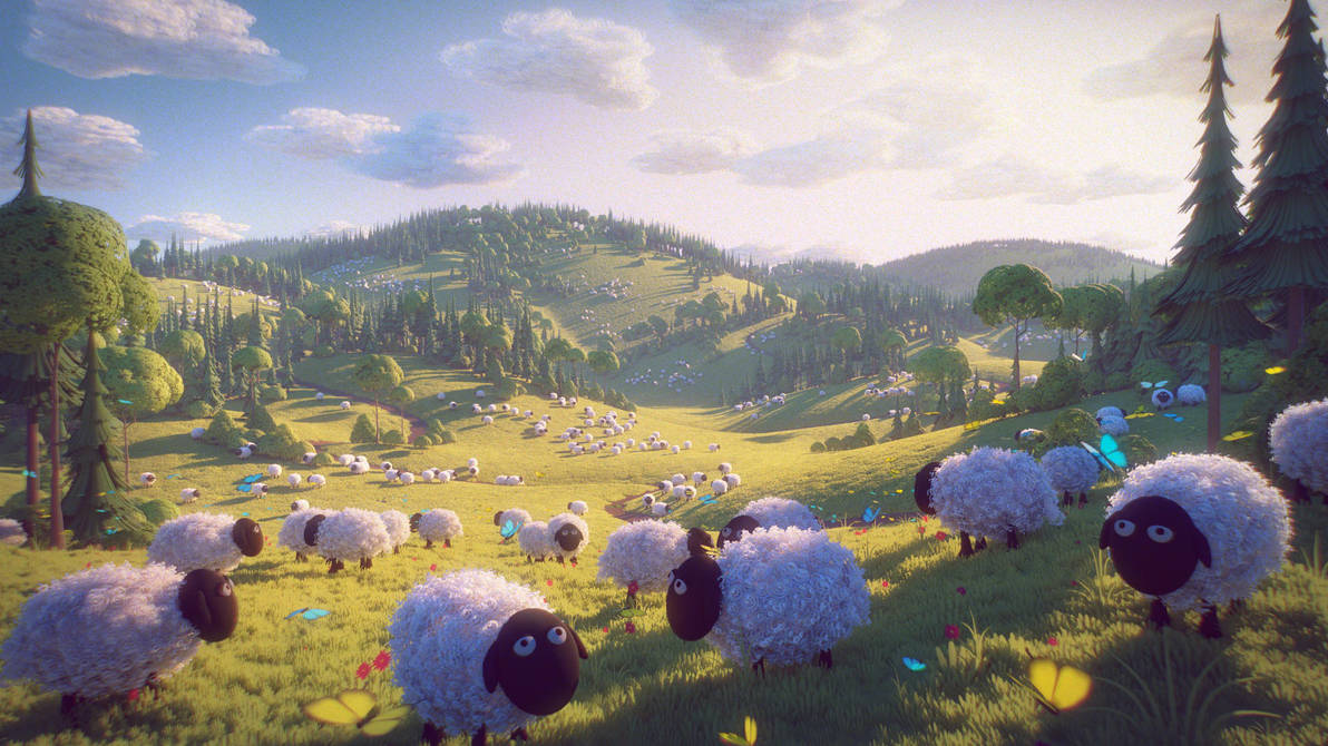 Sheepland by MilanVasek