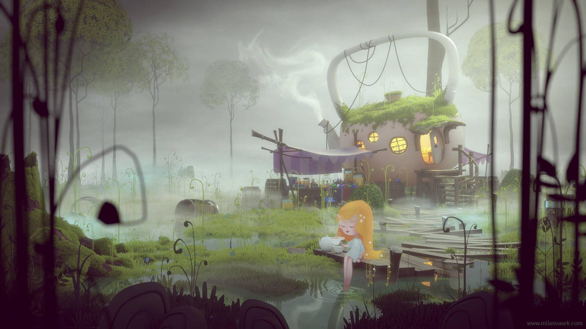 Tea witch hut by MilanVasek