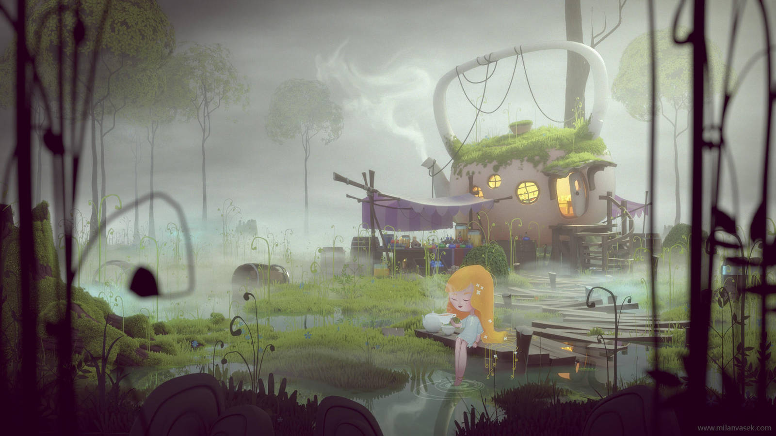 Tea witch hut by MilanVasek