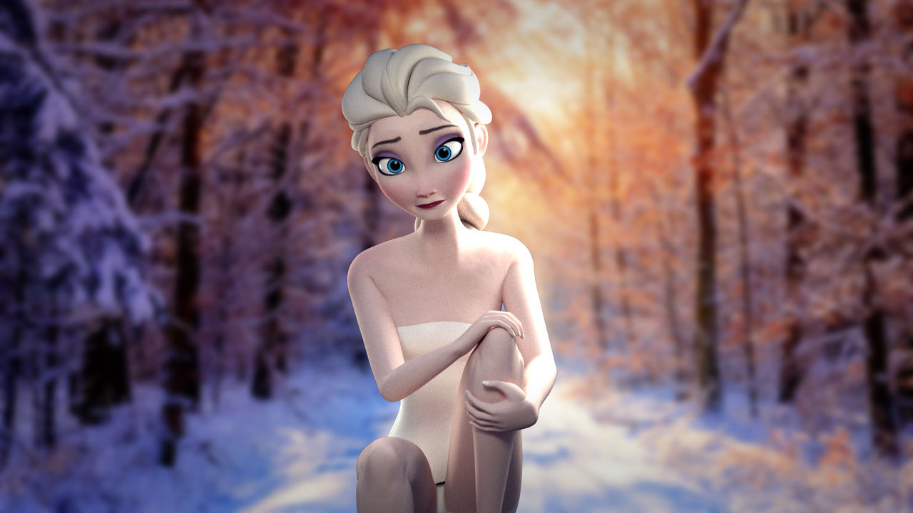  Frozen  Elsa  3d Model  Sad Pose by MyVoltex21 on DeviantArt