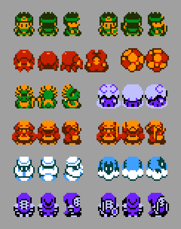 Zoria Sprites by DragonDePlatino