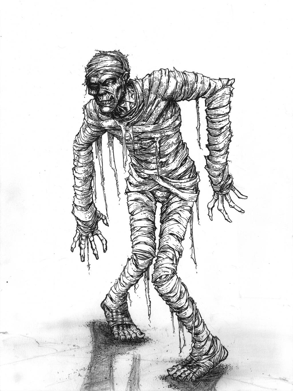 The Mummy from Monster Squad by J-WRIG
