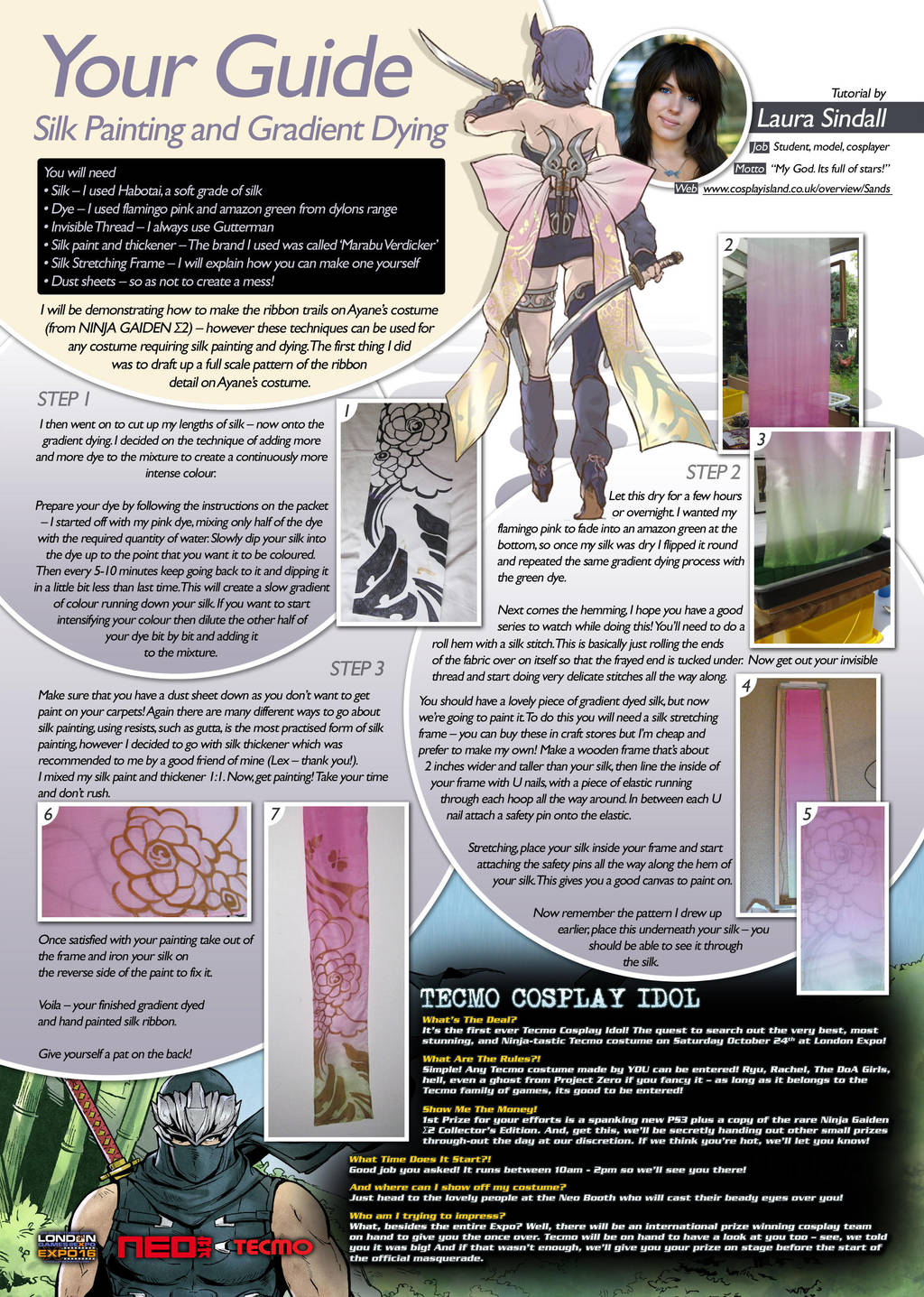 Laura's Ayane Cosplay Guide by chinsoon