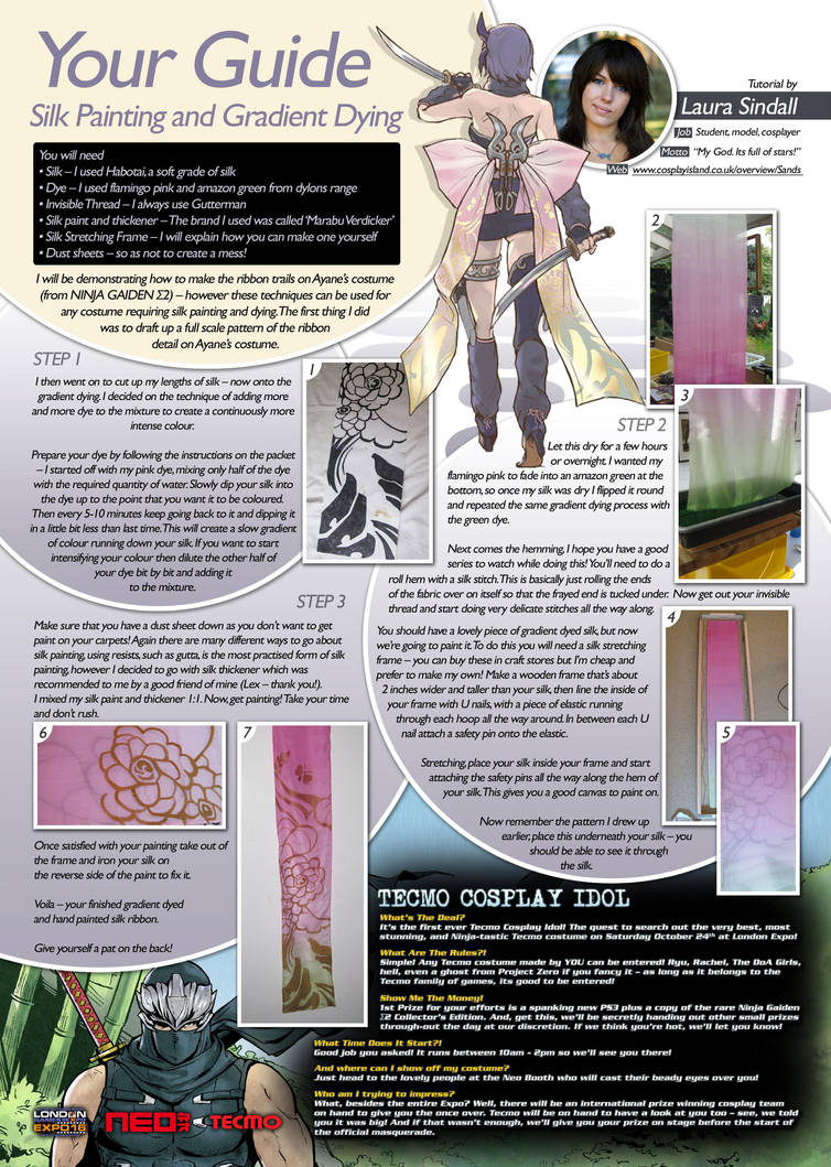 Laura's Ayane Cosplay Guide by chinsoon