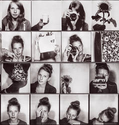 a little photo booth series by Rona-Keller