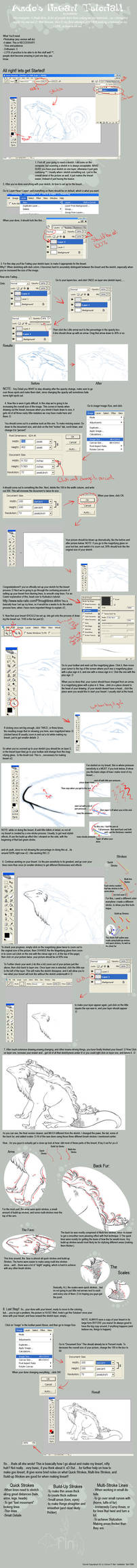 .Lineart Tutorial. by Andoledius