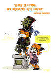 Borderline Adorable Back Cover by RedmondJFox