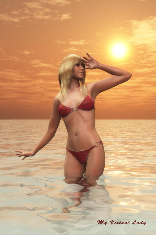 Sunset on Victoria - Looking by myvirtuallady