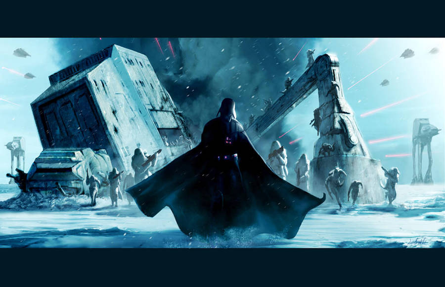 Vader on Hoth by LivioRamondelli