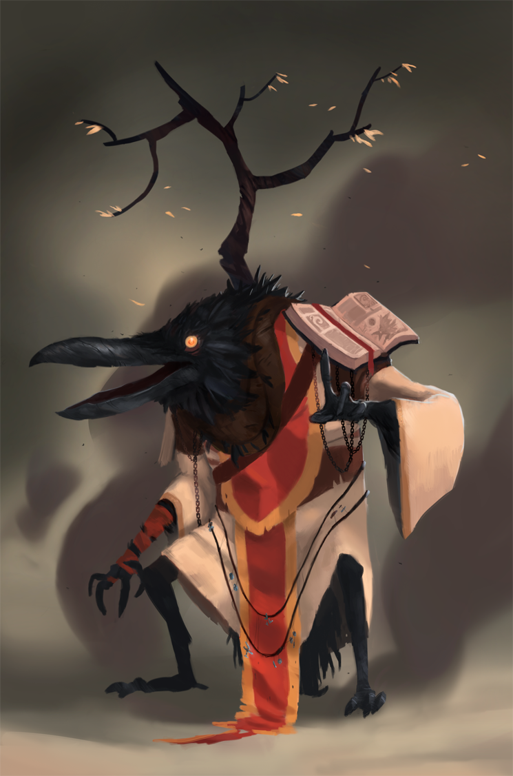 The dark priest by guillegarcia