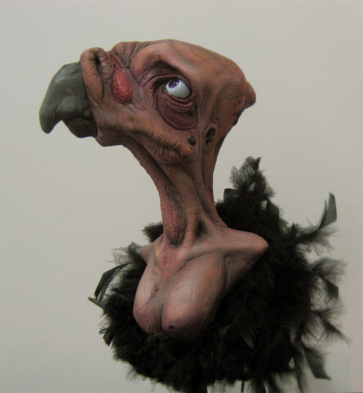 The Olde Bird -in technicolor by SculptorSteve