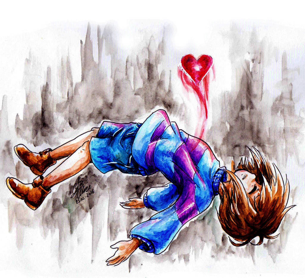 Frisk's heart by GwendNorikoB on DeviantArt