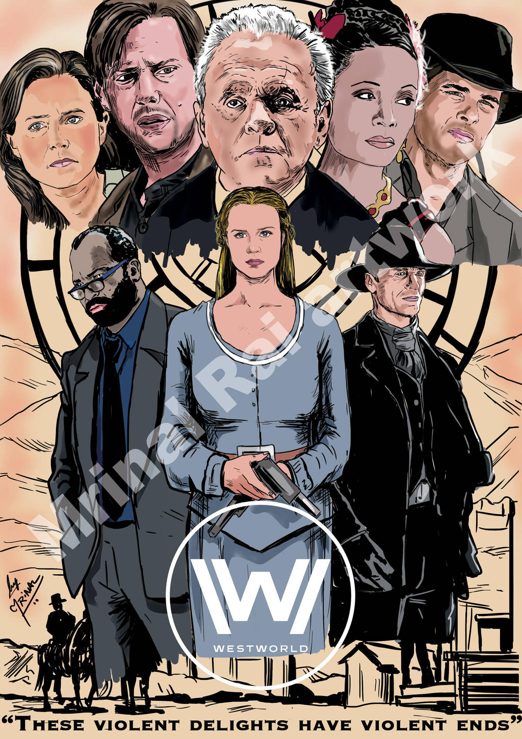 Westworld by mrinal-rai