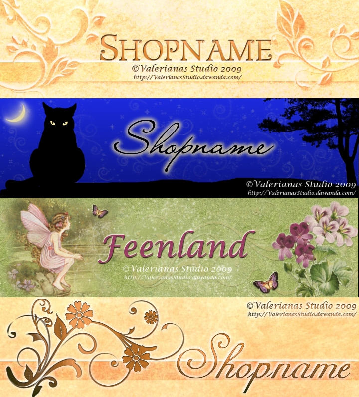Banners for Shop or Blog by ValerianaSolaris