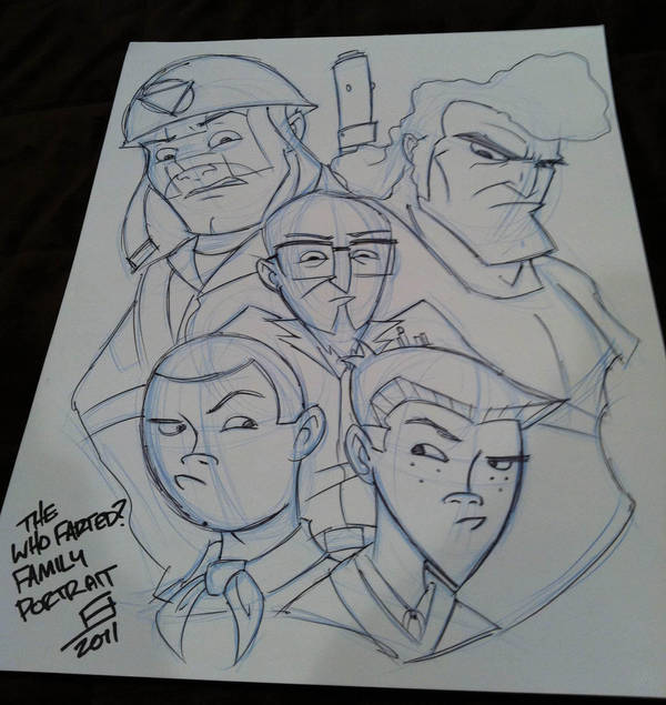 Con Sketch - The Venture Fam by juniorbethyname