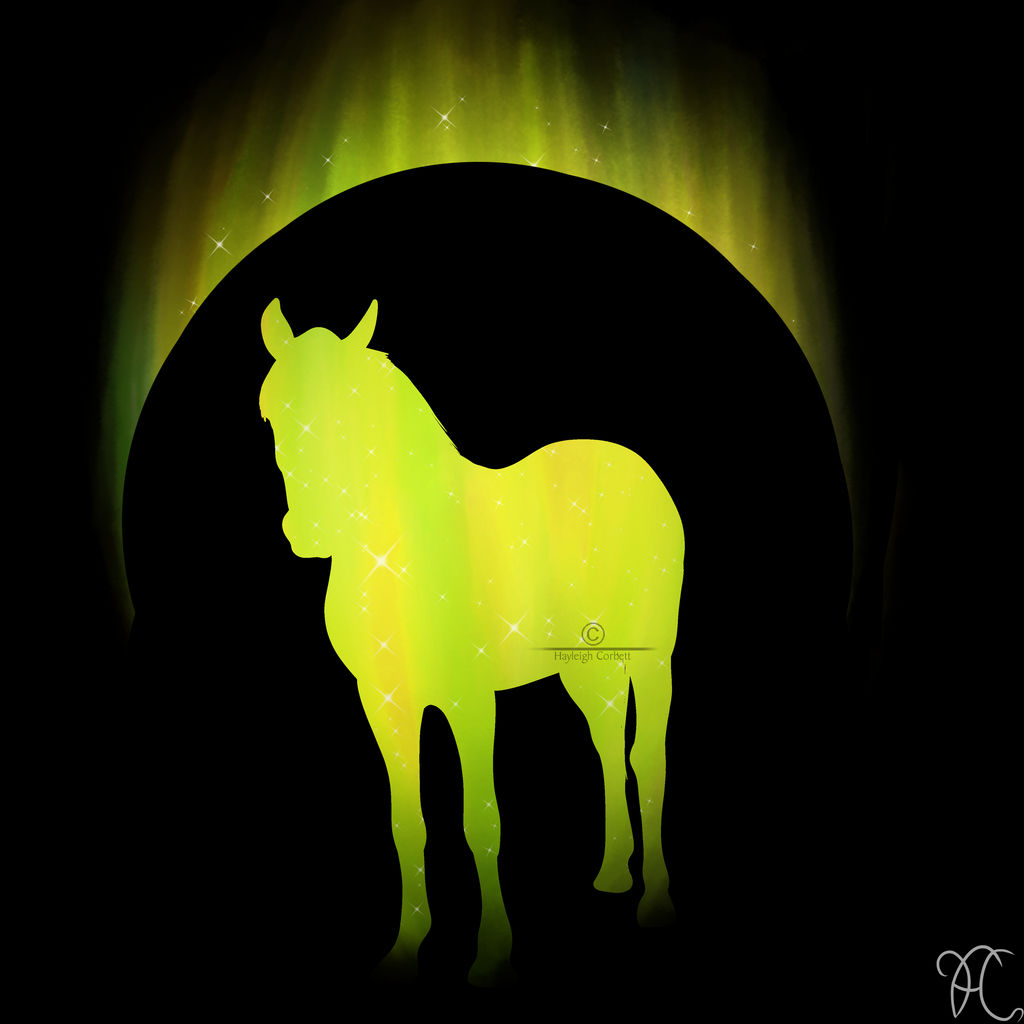 Yellow Horse Standing V.2 by DarkoriamStables