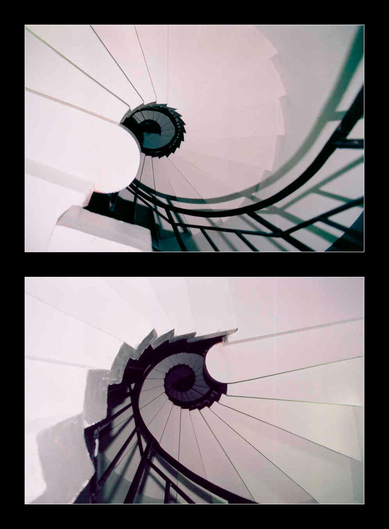 Going up- Staircase I by Alvia