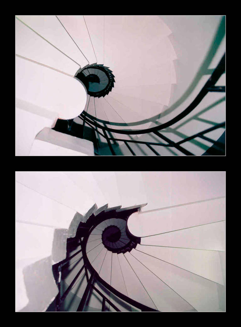 Going up- Staircase I by Alvia