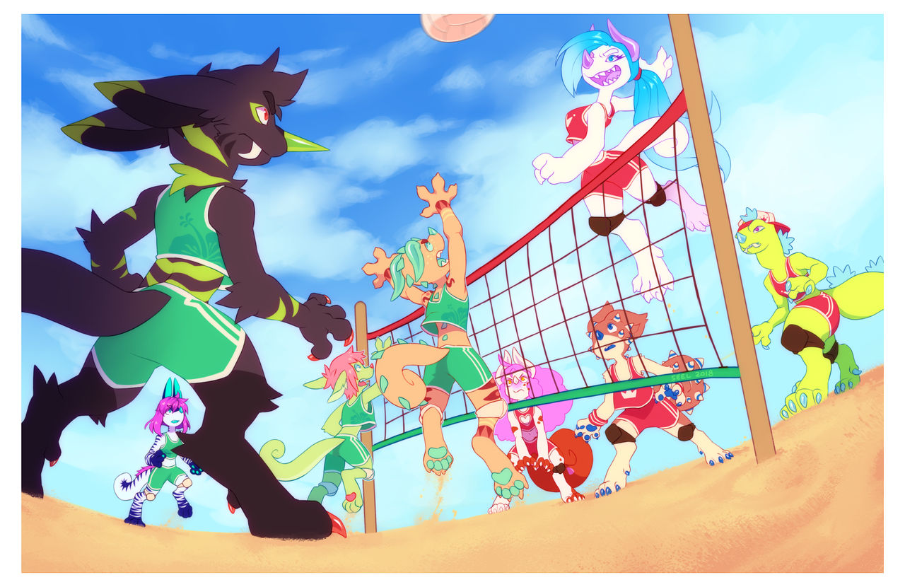 Volleyball Bash by ground-lion