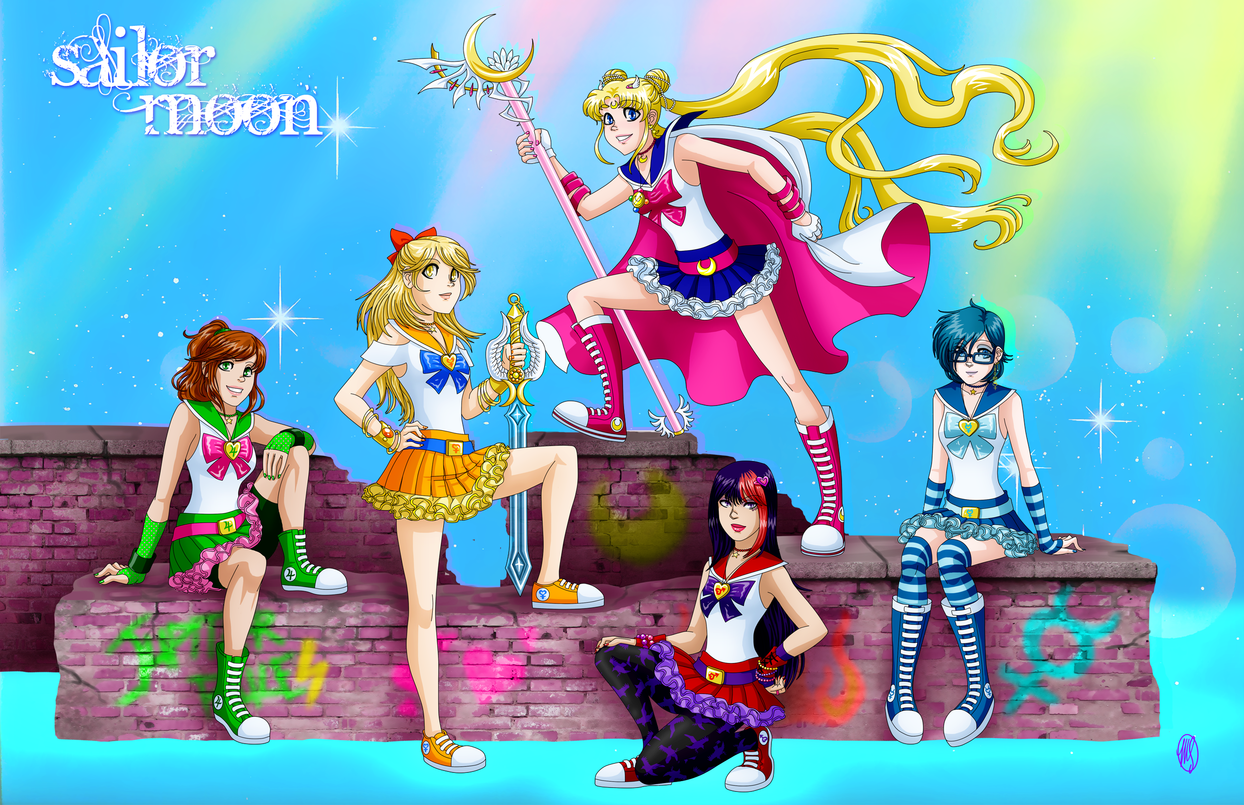 Modern Senshi by ArtistMeli