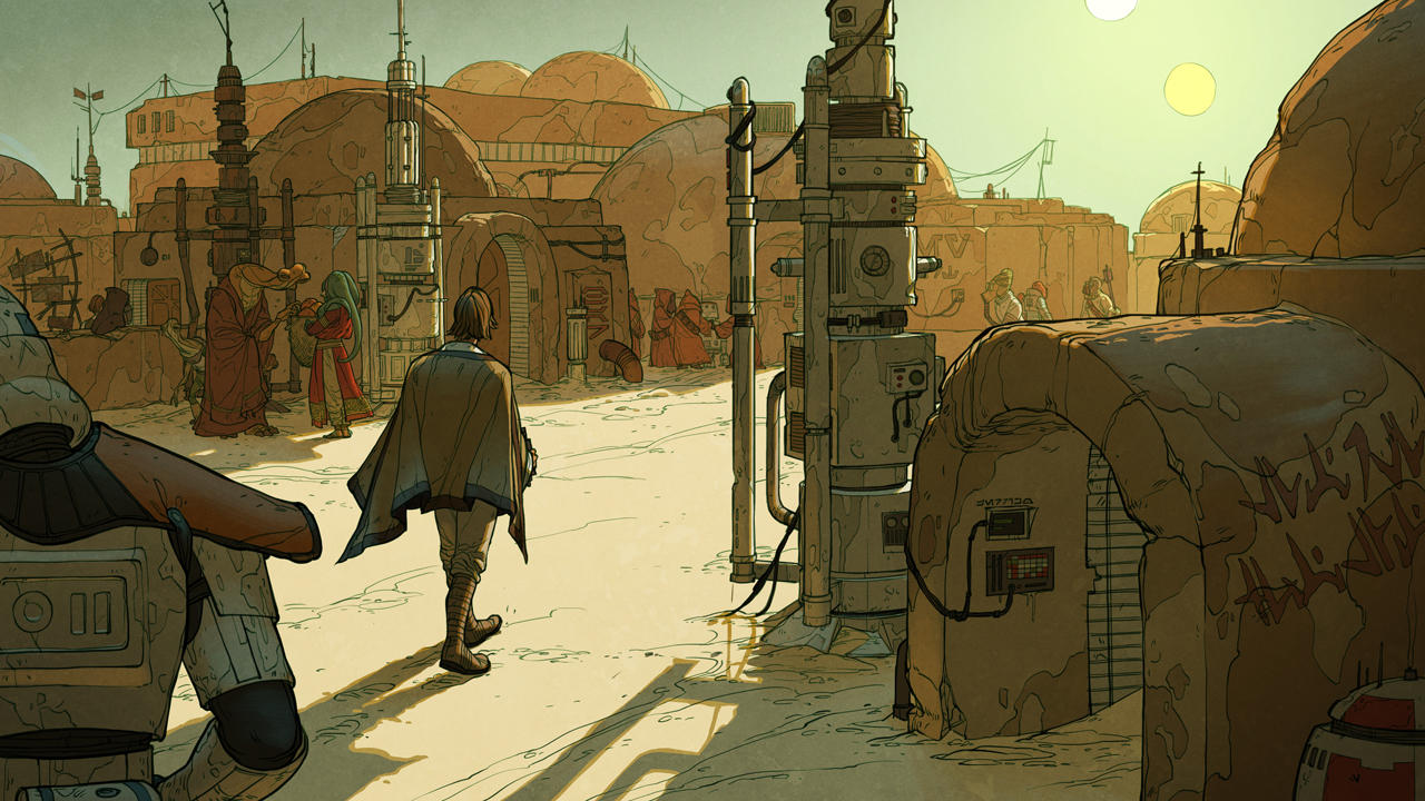 Mos Eisley Morning by shoomlah