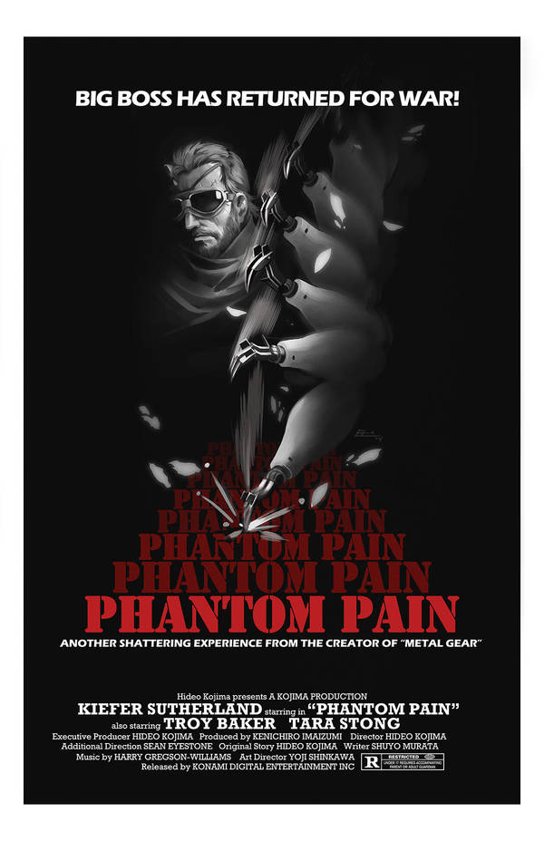 Metal Gear Solid V: Phantom Pain movie poster by E-Mann