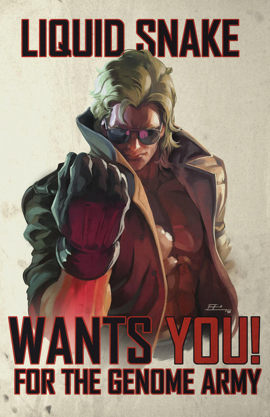 Liquid Snake Wants You by E-Mann