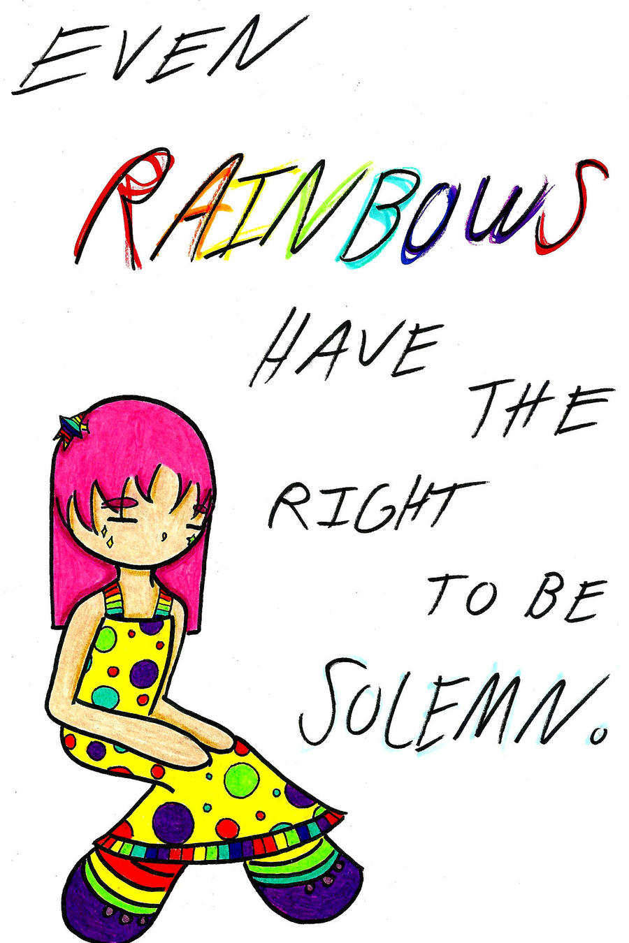 Rainbow Solemnity by Froggy-Spaztastic