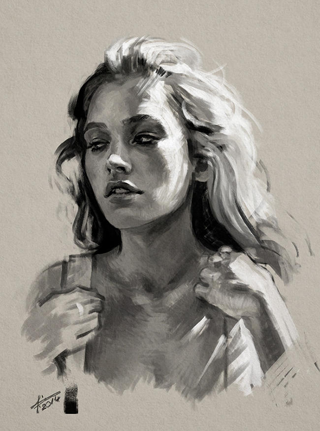 Portrait study #5 by saint-max
