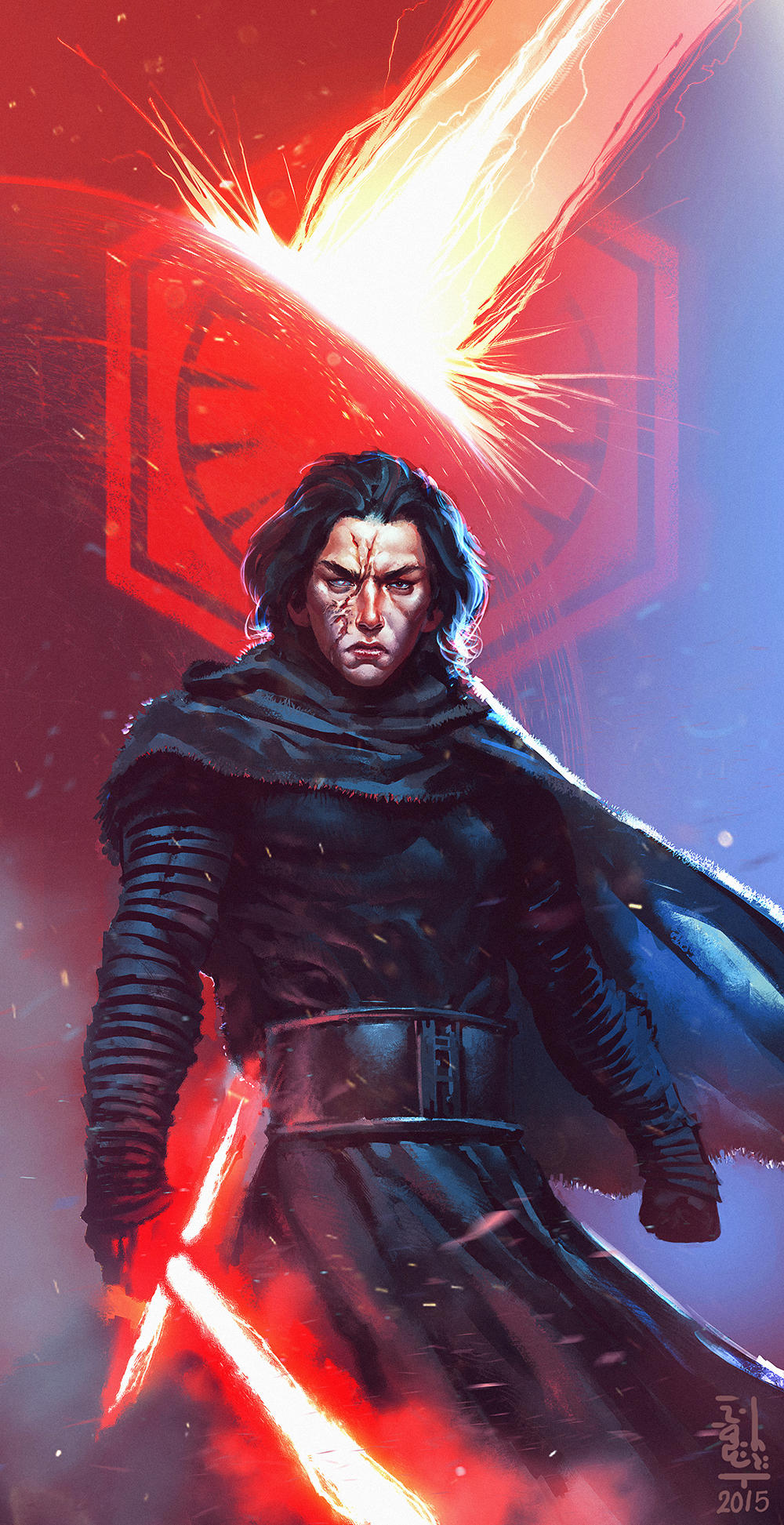 Kylo Ren - Fanart by saint-max