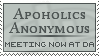 Apoholics Anonymous Stamp II by ClaireJones
