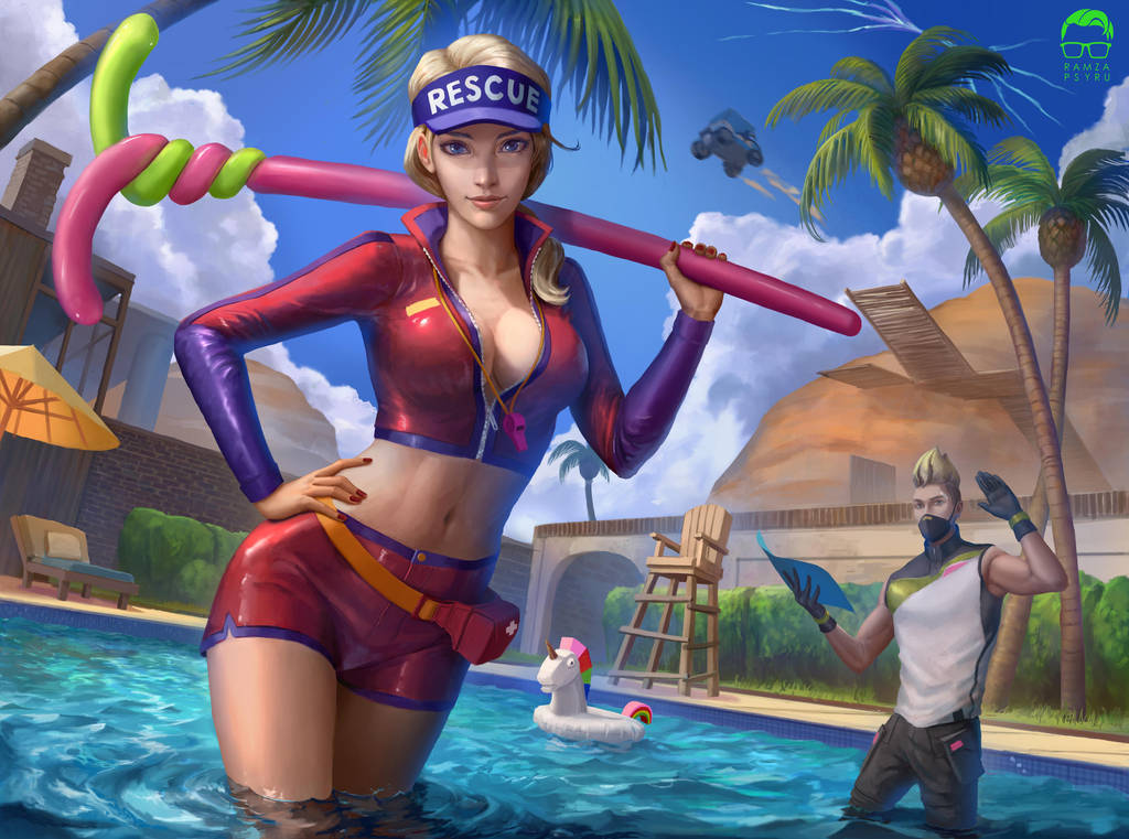 Fortnite S Paradise Palm Pool Party By Ramzapsyru On Deviantart - 