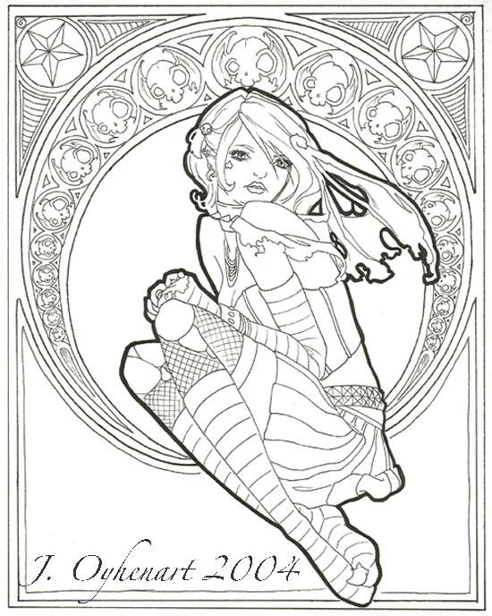 Nouveau Goth No. 1 by JessiBeans