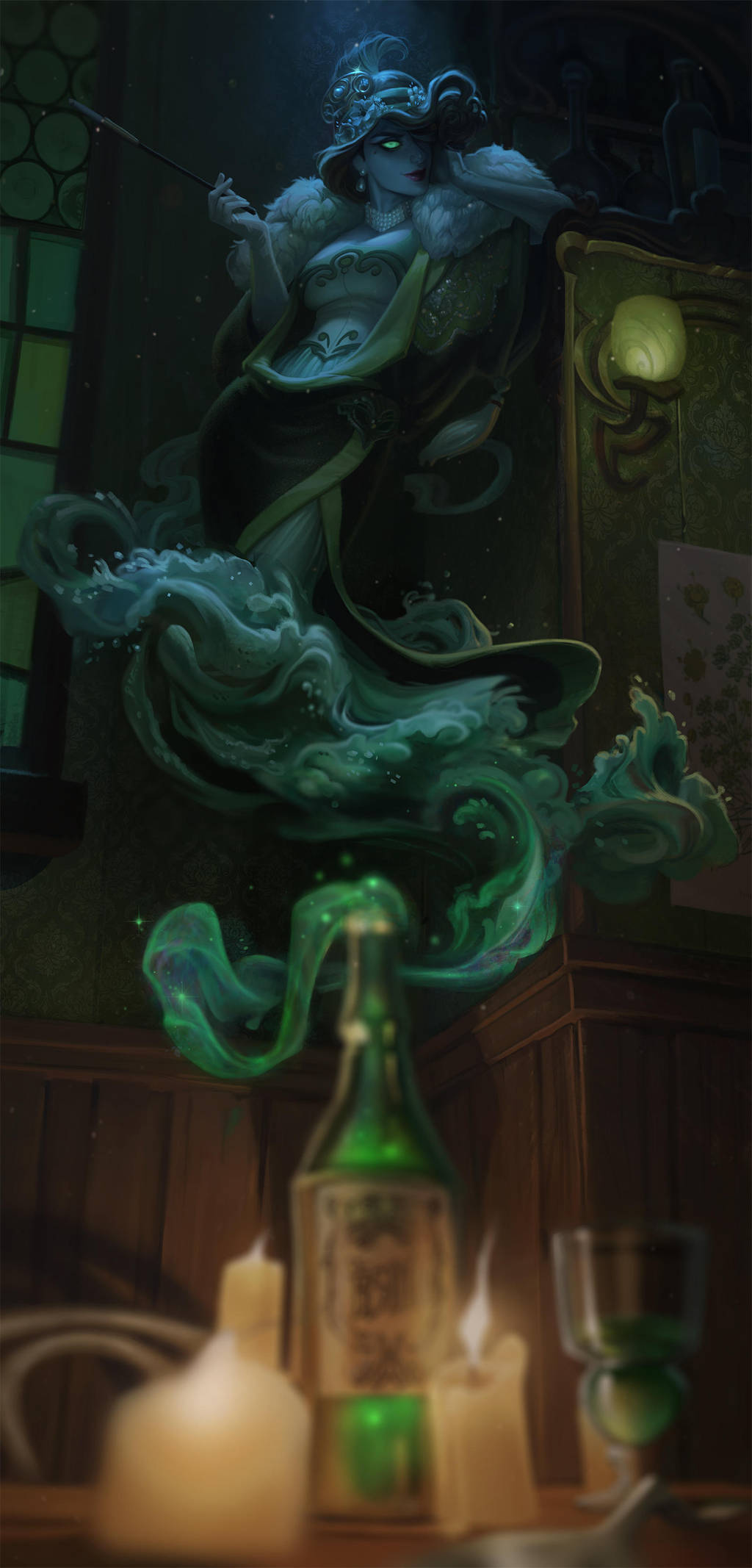 The Green Fairy by JessiBeans